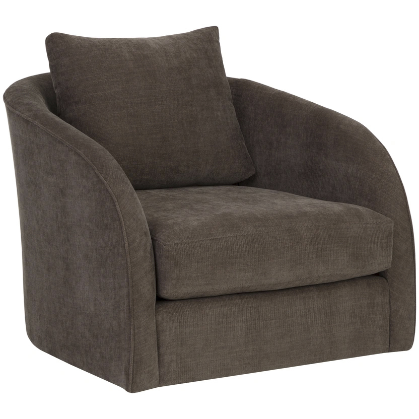 Wexford Rika Chocolate Swivel Lounge Chair